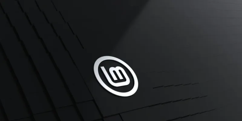 linux mint desktop pozadina - logo